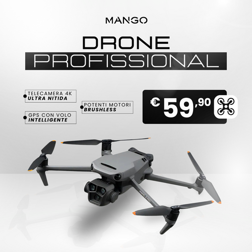 Drone Militare Phantom Pro [Fotocamera 4K] - Ultimi Pezzi - 50% OFF