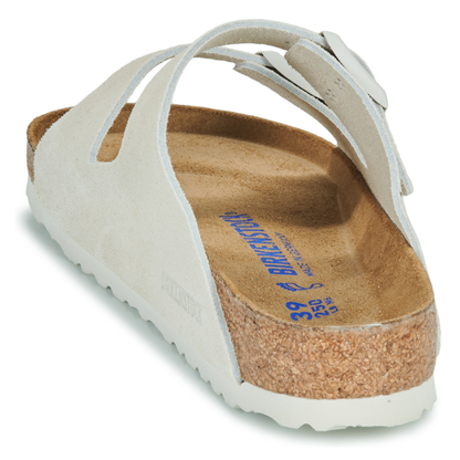Sandali Birkenstock Arizona SFB LEVE Antique White