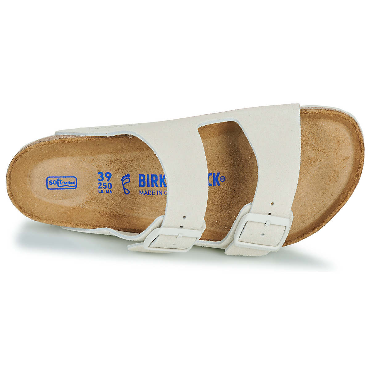 Sandali Birkenstock Arizona SFB LEVE Antique White