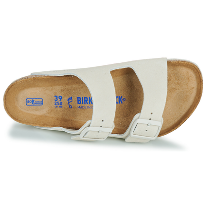 Sandali Birkenstock Arizona SFB LEVE Antique White