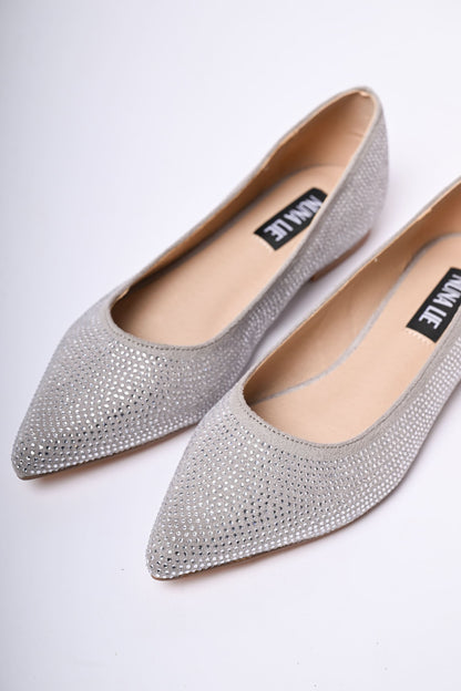 Ballerine con decorazione strass